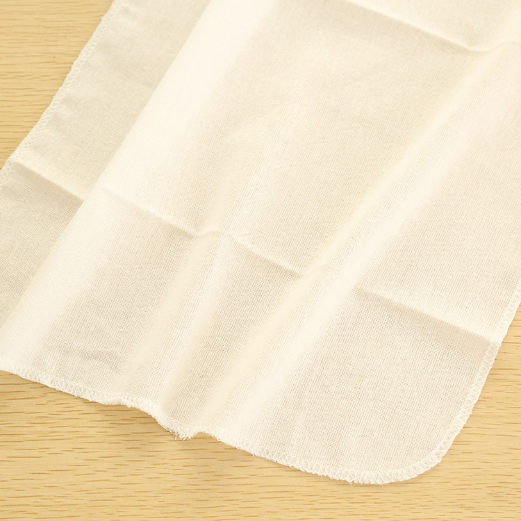 Miếng vải cotton chống dính dùng để hấp thực phẩm tiện dụng Gạc lọc màu trắng
