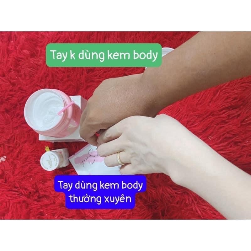 [Compo Truyền trắng Nano+ Kem body pink(Tặng kèm 3 phần quà)]