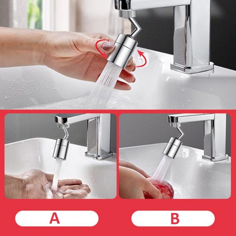 Bộ tạo bọt khí bằng đồng 2 chức năng， xoay 360 - 720 độ, tăng áp