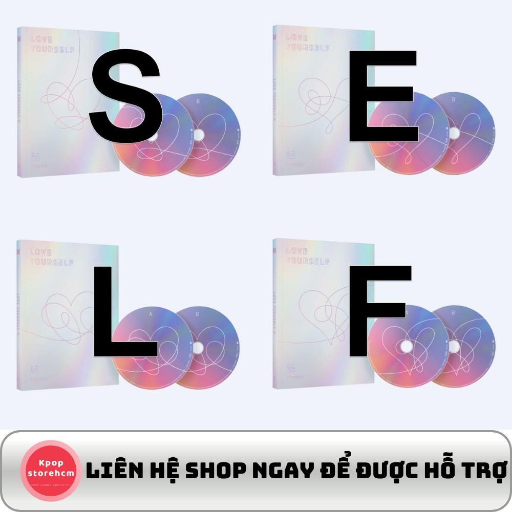 Album BTS LOVE YOURSELF nguyên seal : HER, TEAR, ANSWER chính hãng Hàn Quốc