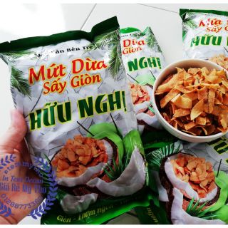 Mứt dừa sấy giòn Hữu Nghị 10 gói x 300g