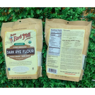 Bột mì đen hữu cơ Dark Rye Flour Bob’s Red Mill gói 567g