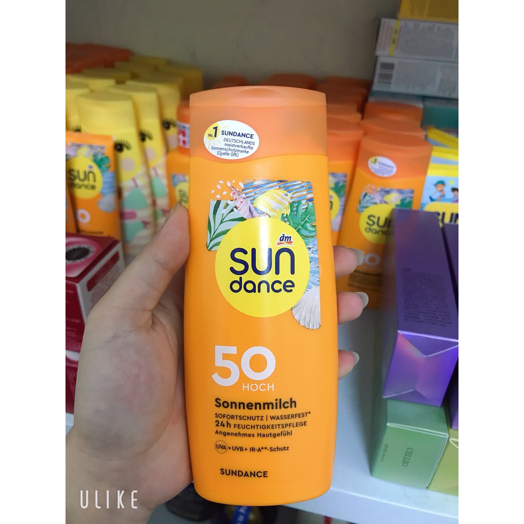 Kem chống nắng Sundance SPF50 (200ml) xách tay Đức