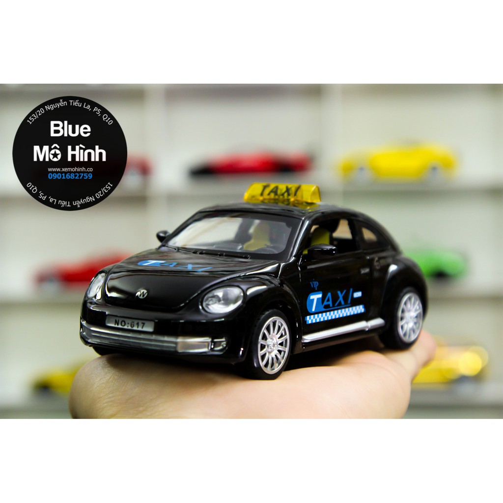 Blue mô hình | Xe mô hình taxi Volkswagen Beetle 1:32