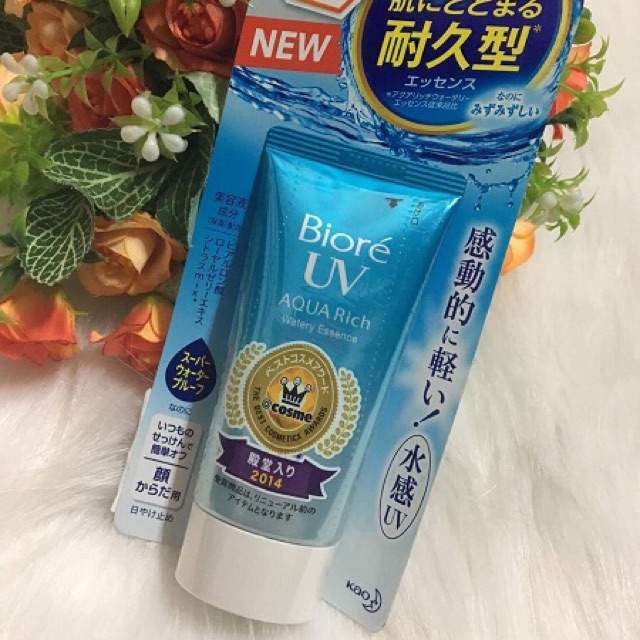 Kem chống nắng Biore UV Aqua Rich Watery Essence SPF 50+/ PA++++ 40ml