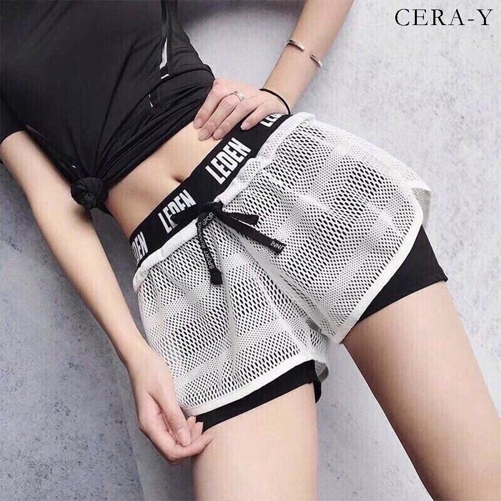 Quần short thể thao CERA-Y họa tiết CRQ011