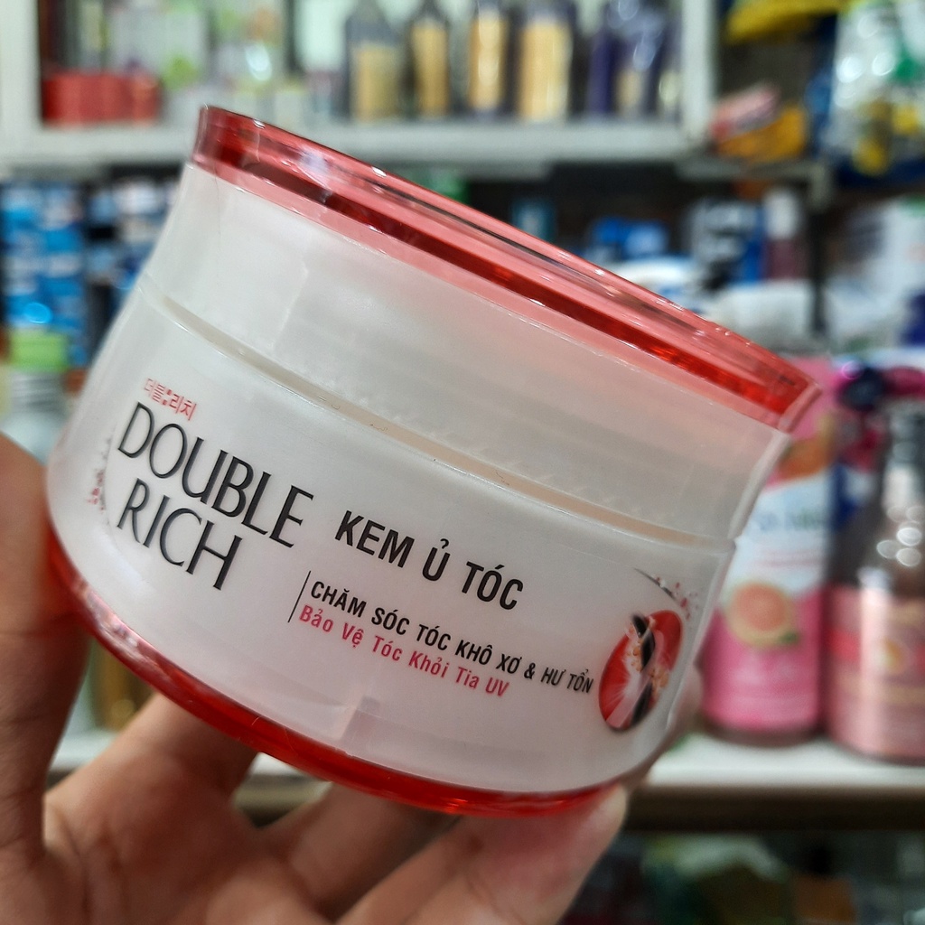 Kem ủ tóc Double Rich chăm sóc tóc khô sơ và hư tổn 150g