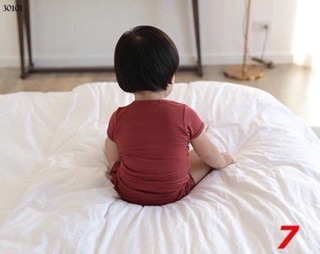 Bộ Minky mom cộc tay mông cong cho bé