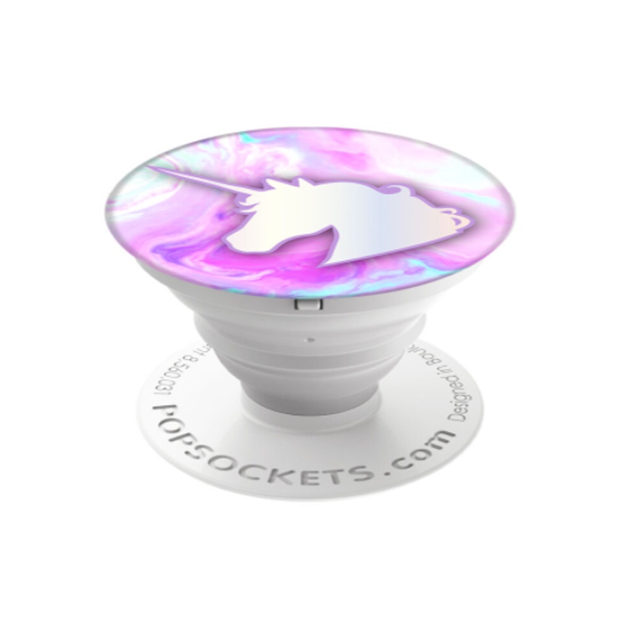 Giá đỡ điện thoại thông minh Popsockets Unicorn Marble OW - Hàng Chính Hãng