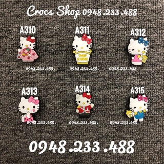 Nút cài dép jibbitz-icon-charm-sticker Cute (A310-A329).Shop ship từ 10 con