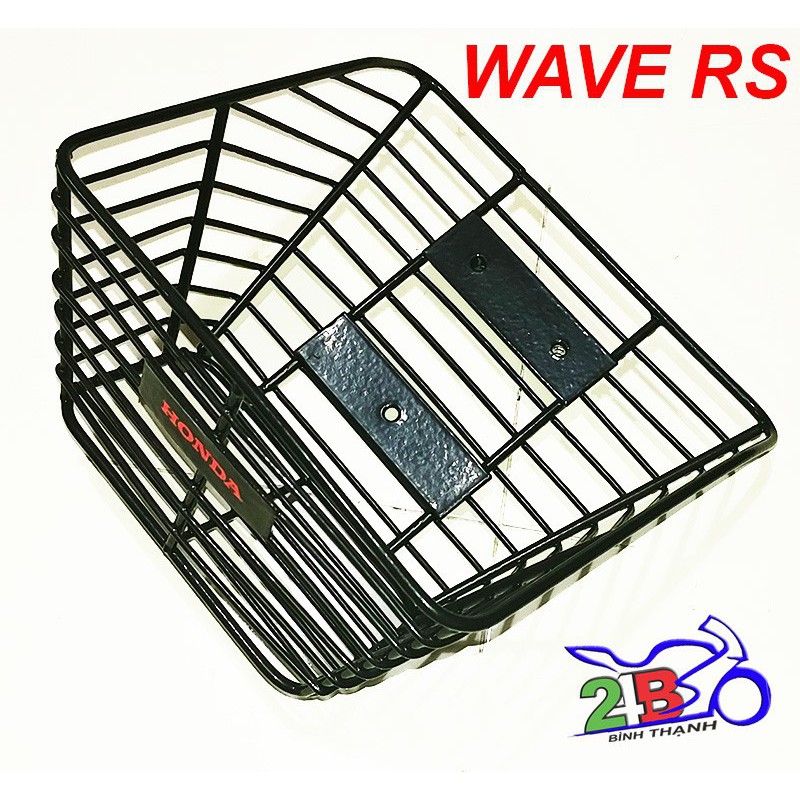 RỔ SẮT BỌC NHỰA CHO WAVE RS ( 2 LỖ TRÊN)