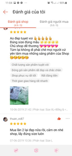 Áo phông NAM cotton, thun có cổ tay ngắn TOM.MY unisex dễ phối đồ