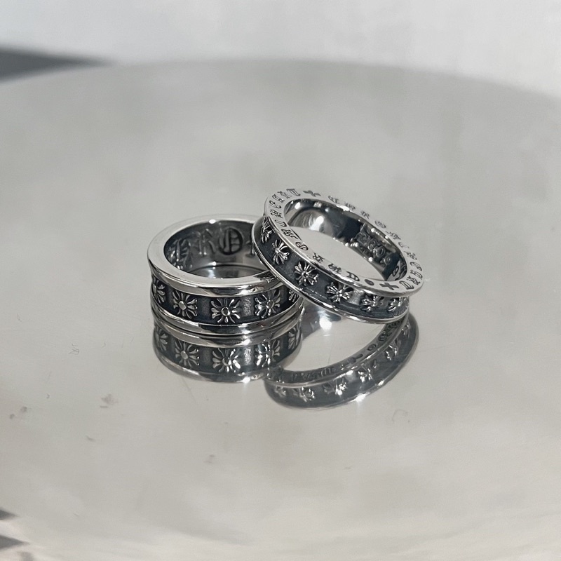 NHẪN CHROME HEART THÉP TITAN không gỉ , không bay màu 8