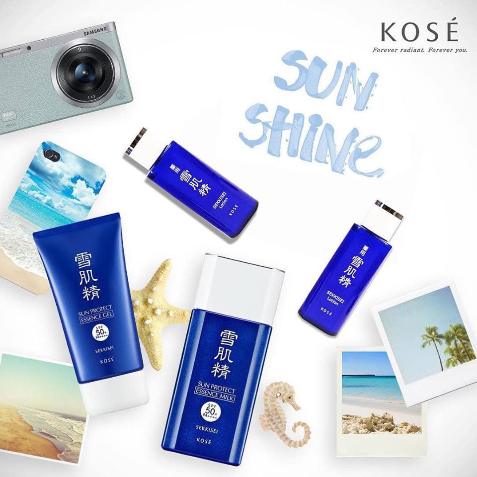 [FREESHIP] Kem Chống Nắng Kose Sekkisei Sun Protect Milk/Gel SPF50+/PA++++