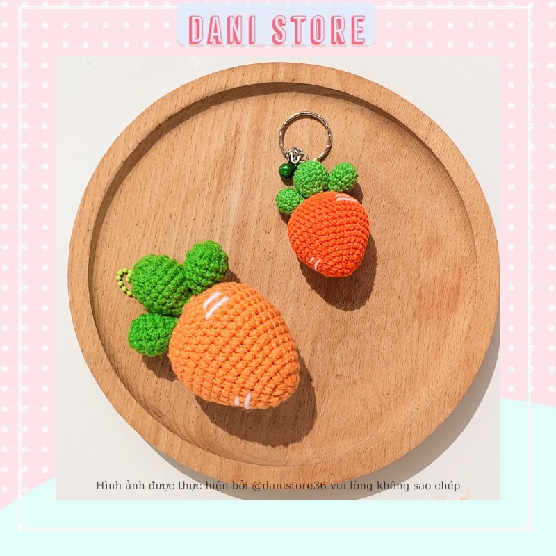 Móc khóa len cà rốt handmade | MADE BY DANI