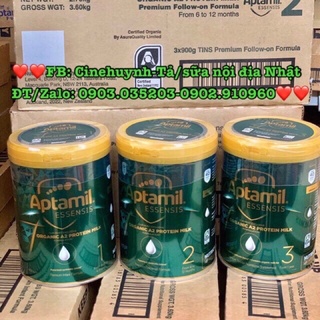 SỮA APTAMIL ESSENSIS ORGANIC A2 ÚC LON 900g ĐỦ SỐ