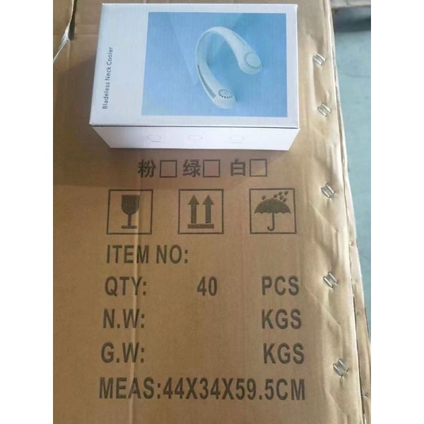 Quạt mini, Quạt đeo cổ 3 cấp độ gió sạc pin dung lượng 4000mAh gió đa chiều