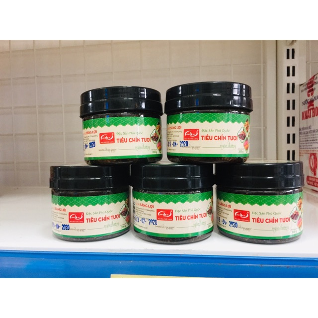 5 hũ tiêu ngào đường Sáng Lợi 200g