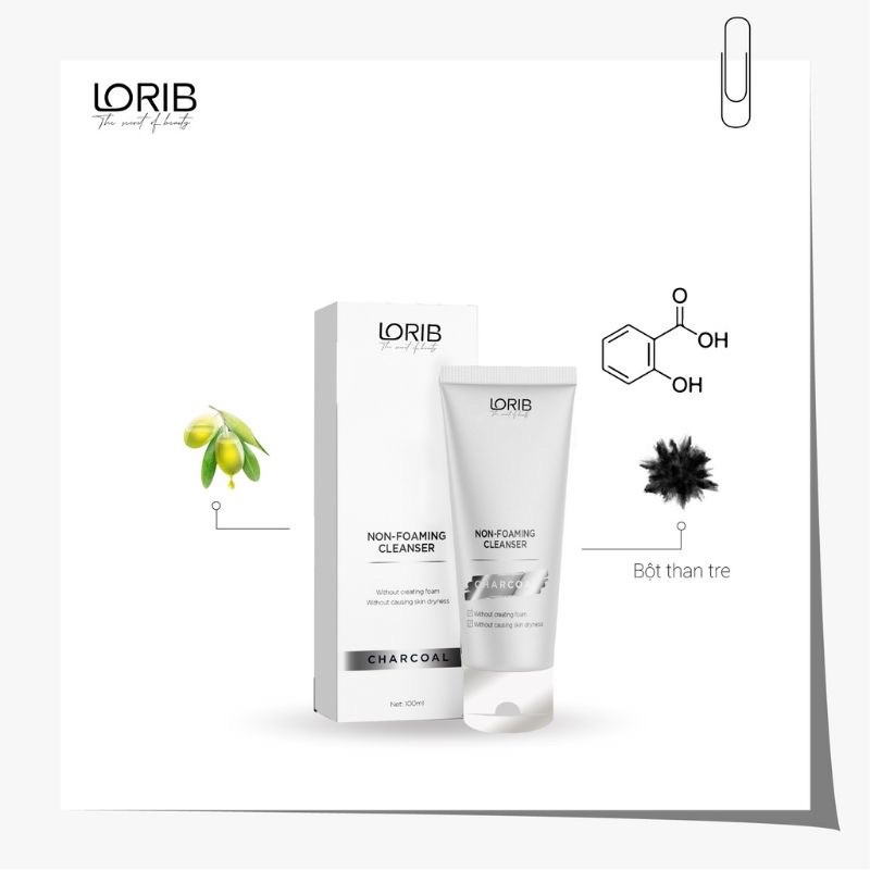 Sữa rữa mặt than tre LoriB