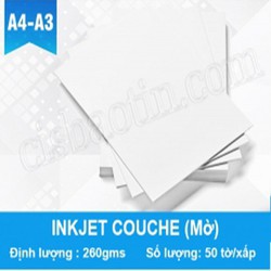 GIẤY IN MÀU ĐỊNH LƯỢNG 260GM A3  XẤP 50 TỜ