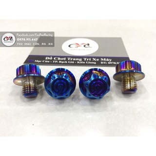 ốc chân kiếng titan brem.bo - ốc đây chân kính 10ly titan brem.bo