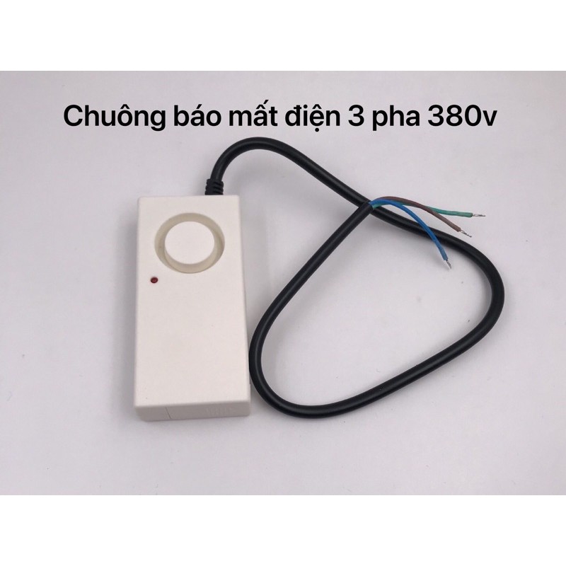 Chuông báo mất điện 3 pha,tặng kèm pin