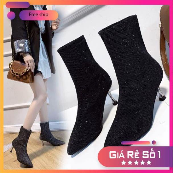 Bốt gót nhọn, mũi nhọn cao 6p