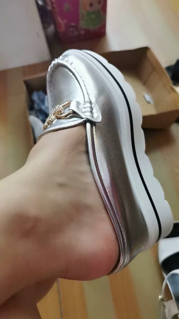 Giầy sục nữ đế bánh mì 10cm