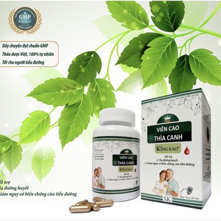 Hỗ Trợ Điều Trị Bệnh Tiểu Đường - Viên Uống Tiểu Đường Cao Dây Thìa Canh KingKao ( Hộp 120 viên )