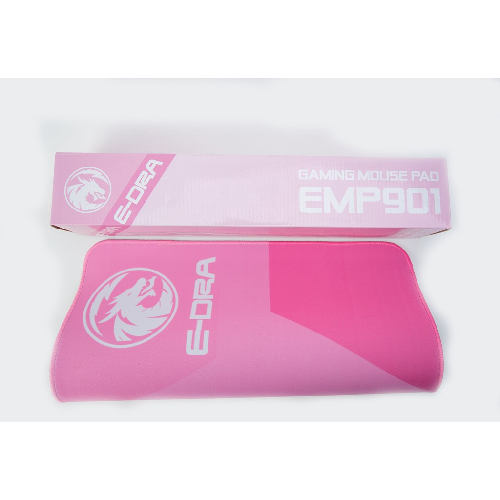 Miếng Lót Chuột Bàn Di Máy Tính Cỡ Lớn EDRA EMP901 PINK Màu Hồng 90x40x0,3cm PAD Siêu Dày Đảm bảo độ êm khi sử dụng