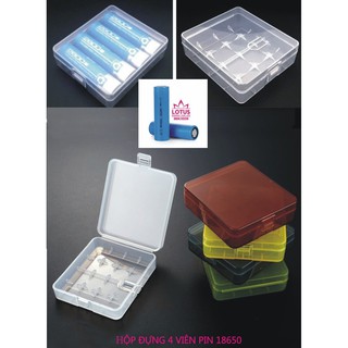 Hộp đựng pin 18650 - Hộp 4 Cell (Trắng)