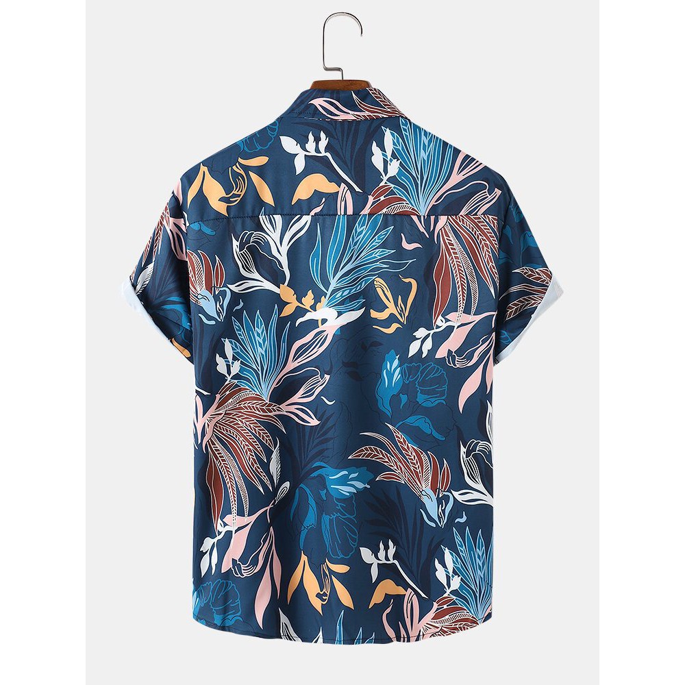 Áo sơ mi nam họa tiết KING'sMAN vải Lụa Thoáng mát - Không nhăn - Form suông LUXURY BLUE | BigBuy360 - bigbuy360.vn