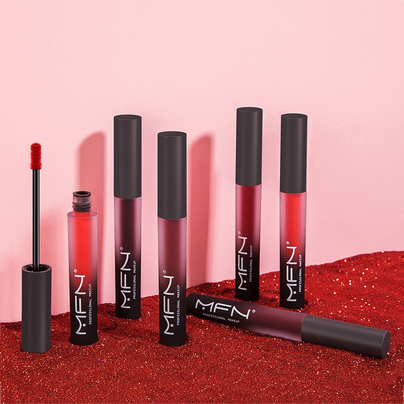 [Hàng mới về] Son môi MFN hiệu ứng bóng lì thời trang lâu trôi và chống thấm nước dành cho nữ | BigBuy360 - bigbuy360.vn