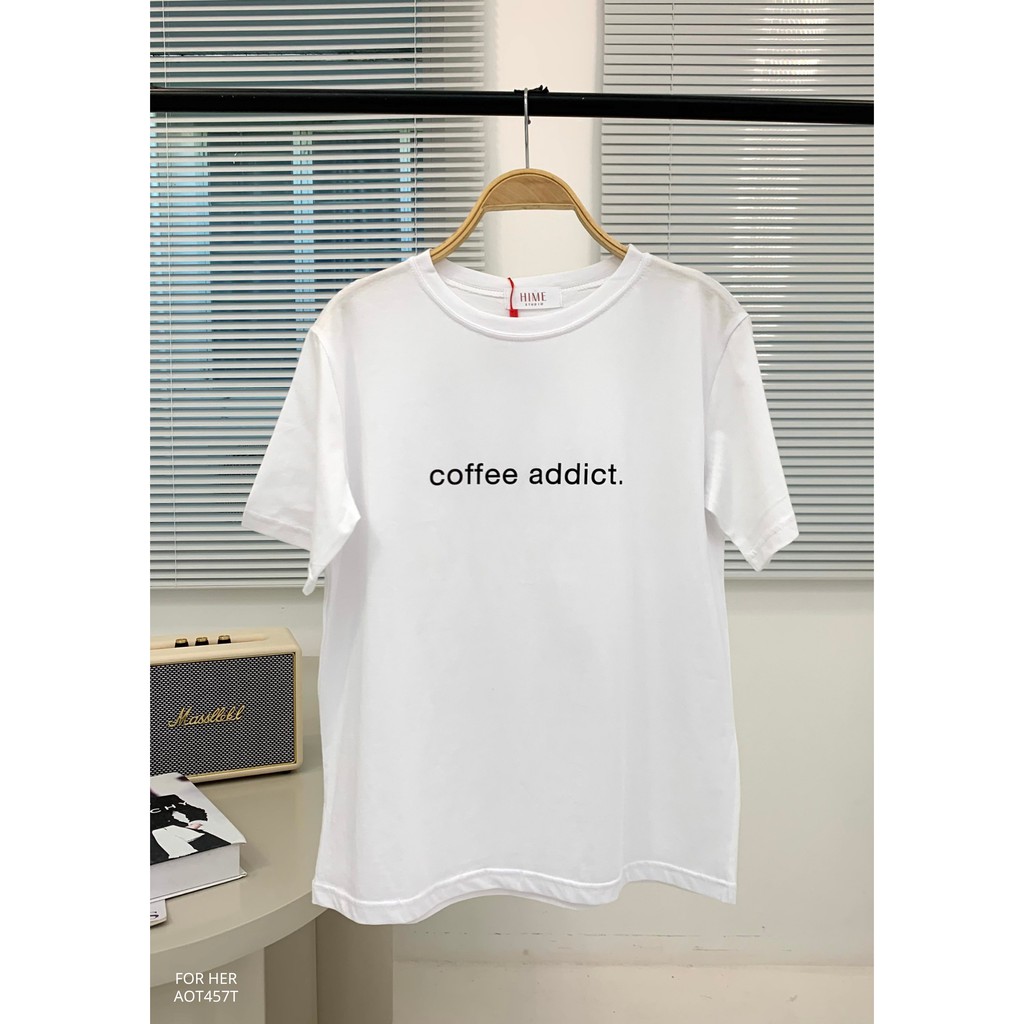 Áo thun chữ Coffee AOT457