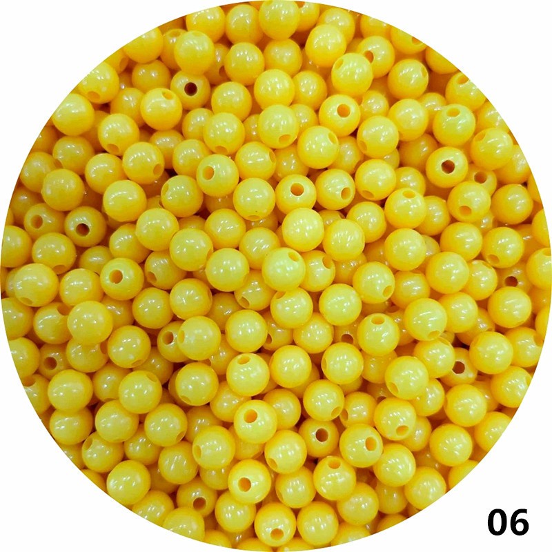 Bộ Hạt Nhựa Nhiều Màu Sắc Kích Thước 6Mm/8mm/10mm Dùng Làm Đồ Trang Sức Thủ Công