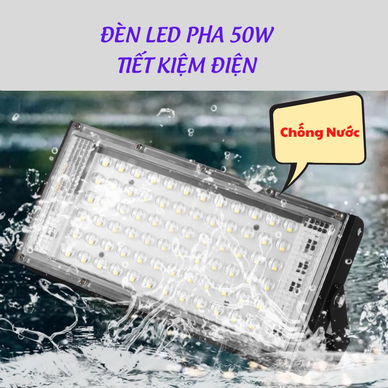 Đèn Led Pha Ngoài Trời Tiết Kiệm Điện 220V LEON OFFICIAL