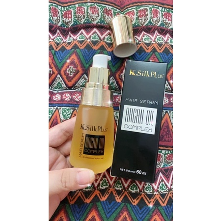 Serum dưỡng bóng tóc K.Silk Plus Argan Oil Complex 60ml