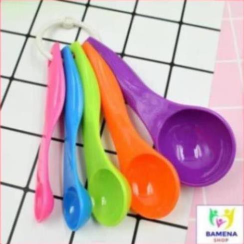 Bộ thìa đong nguyên liệu làm bánh cho bé set 5 chiếc CS06