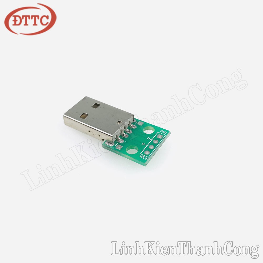 Module USB chuyển đổi USB 2.0 (loại đực) sang DIP 4P 2.54