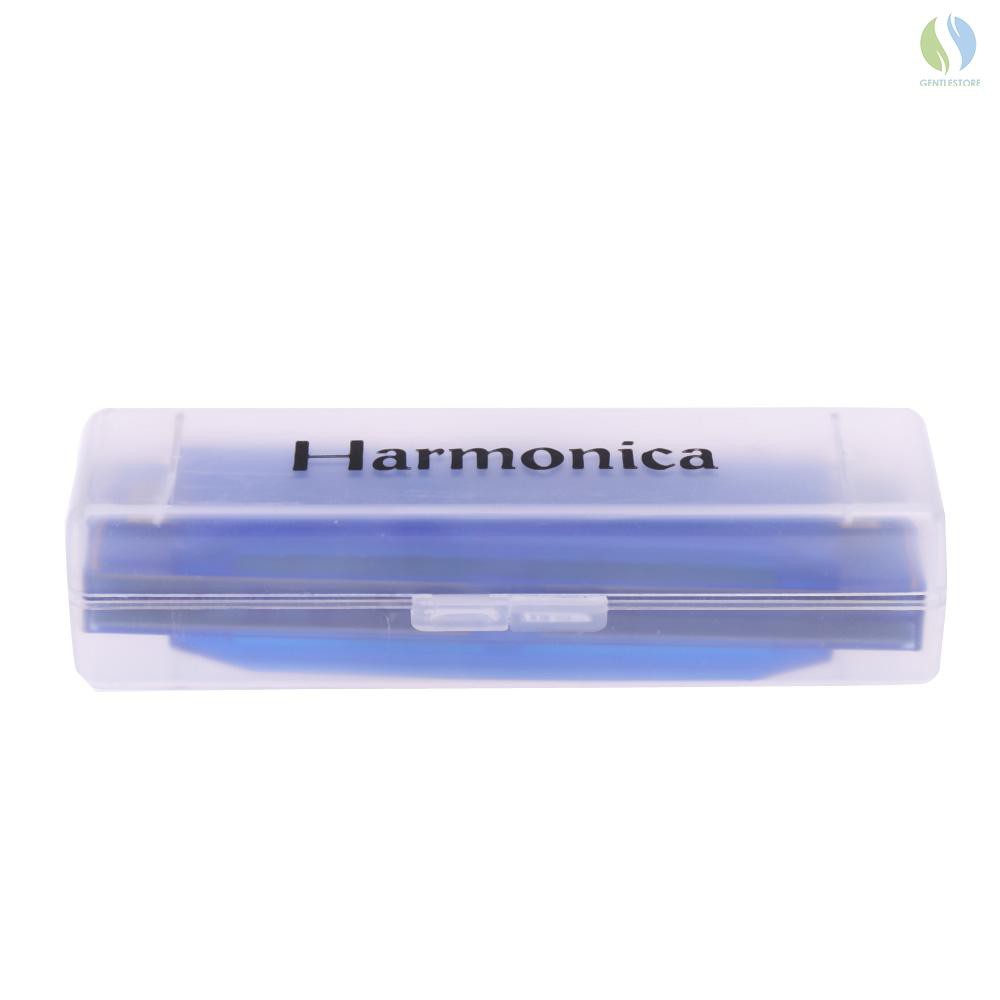 § Diatonic Harmonica 10 Holes Blues Harp Mouth Organ Key of C Reed Instrument with Case Kid Musical Toy