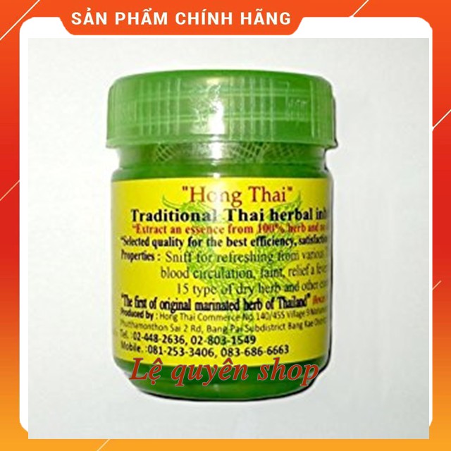 [Hiệu Qủa 100%] Thảo dược Hong Thai thái lan