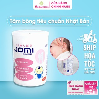 Tăm bông kháng khuẩn Jomi cho bé Lọ 160 que