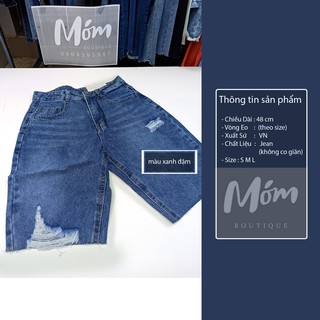 Quần jean nữ(quần ngố)[freeship] có video size S M L❣️