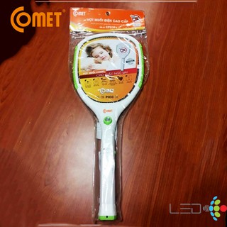 Vợt muỗi Comet CP038 3W (Trắng Xanh Lá)