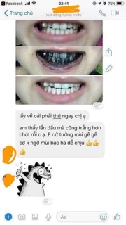 Than hoạt tính trắng răng