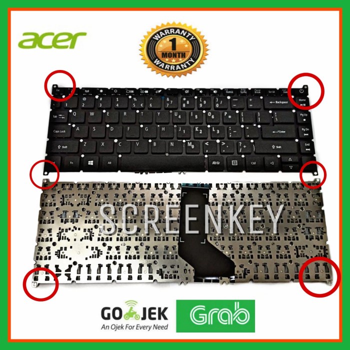 Bàn Phím ACER ASPIRE 3 5 A314 A314-21 A314-41 - A514 A514-51G A514-52G A514-51K A514-41