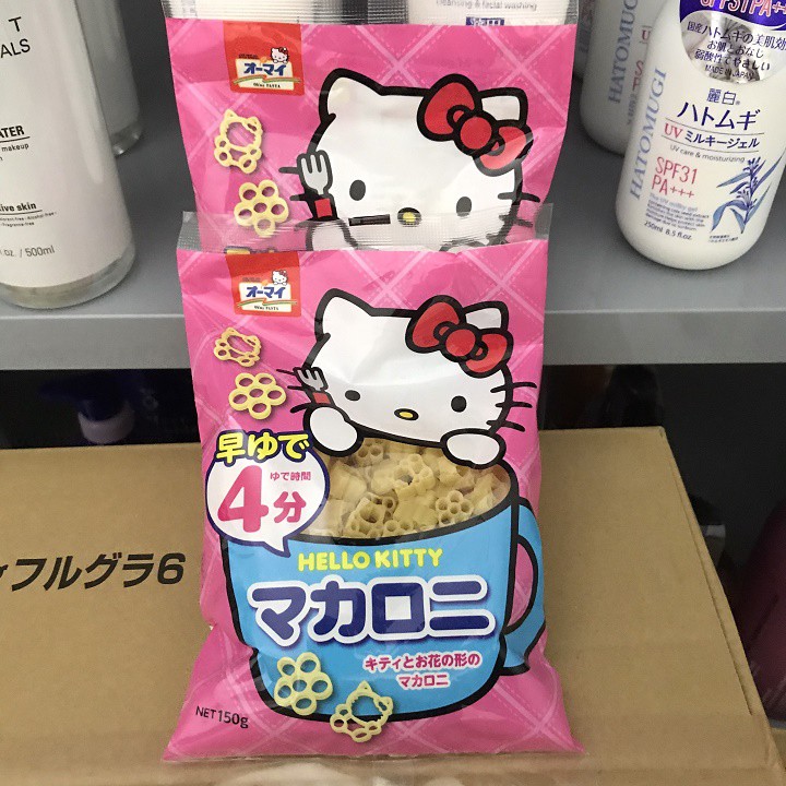 Mì Nui Trứng Hello Kitty Nhật Bản cho bé 150gr [date t9/2023]