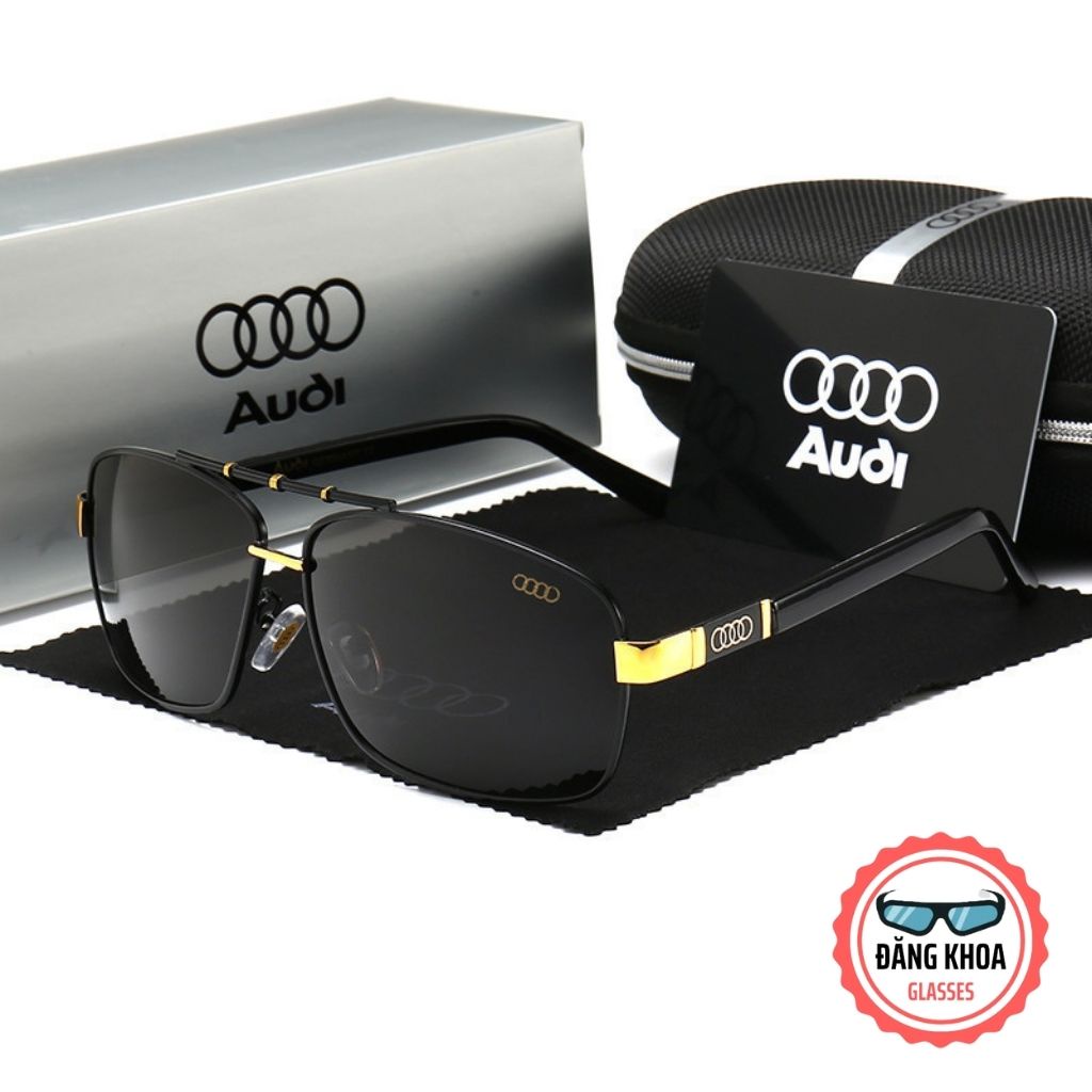 Kính Mát Nam, Kính AUDI Nam Cao Cấp Tròng Polarized Phân Cực Chống Chói Chống Tia Uv DANGKHOA DK17