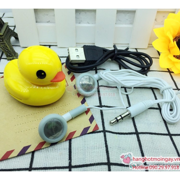 Máy nghe nhạc MP3 chất lượng cao Cawono H03 hình con Vịt