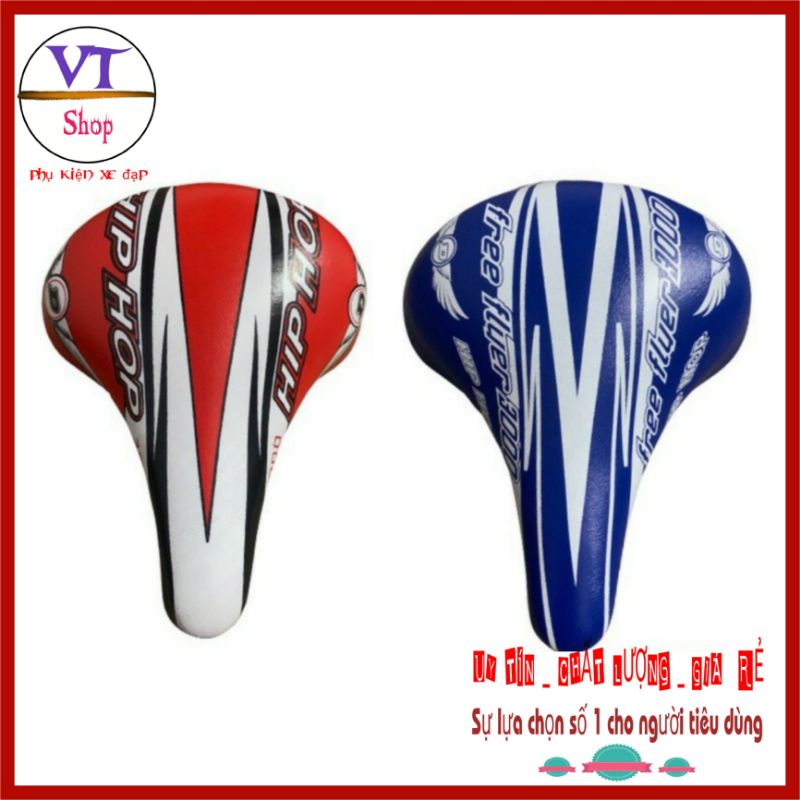 Yên xe đạp trẻ em HIPHOP xanh đỏ